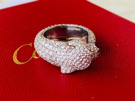 cartier panther ring dupe|knock off cartier rings.